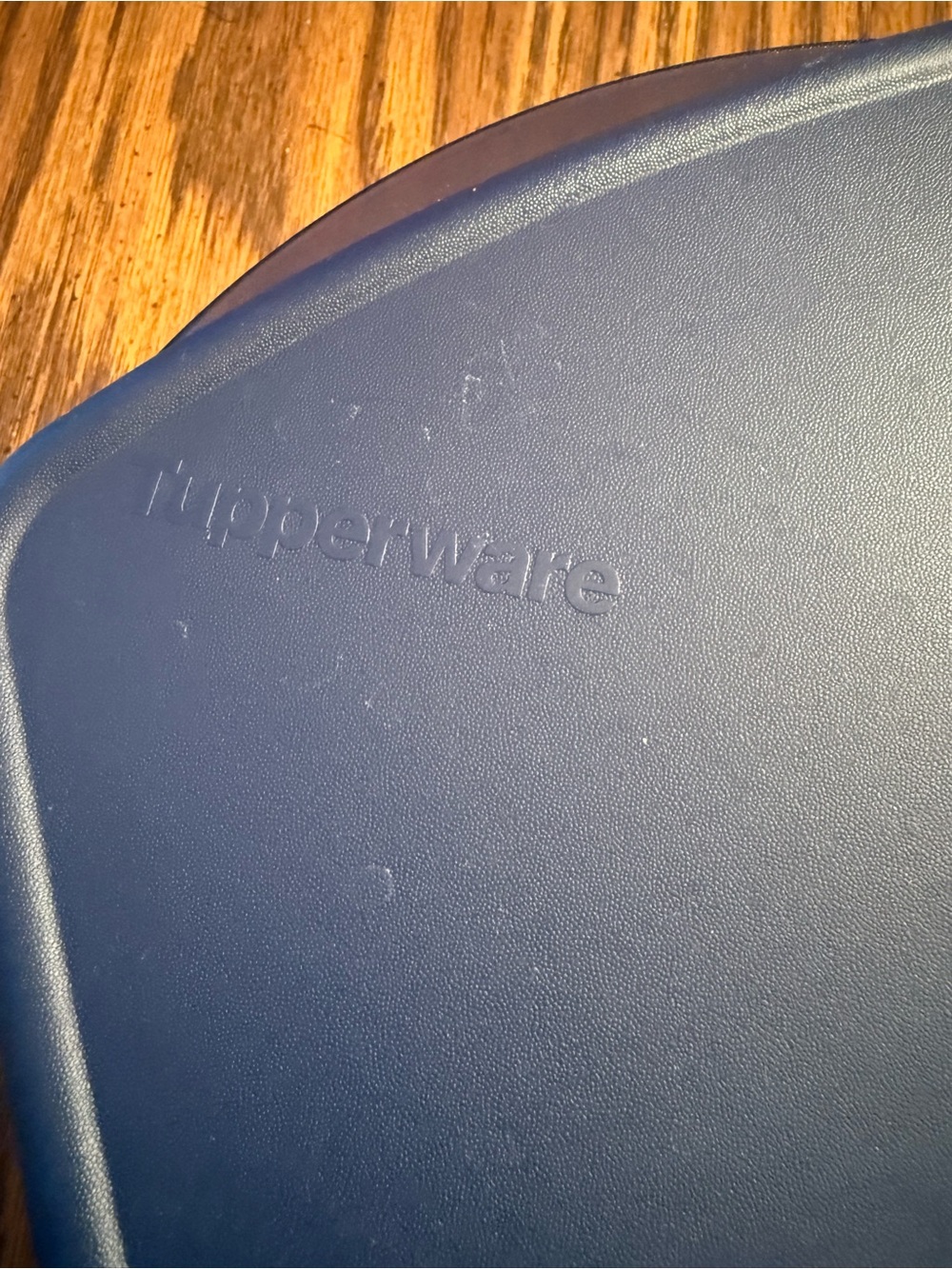 Tupperware Dark Blue Airtight Rectangular Food Storage Container - Picture 2 of 6